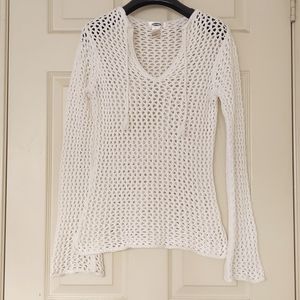 Old Navy | Sweaters | Old Navy Juniors Crochet Cotton Sweater | Poshmark